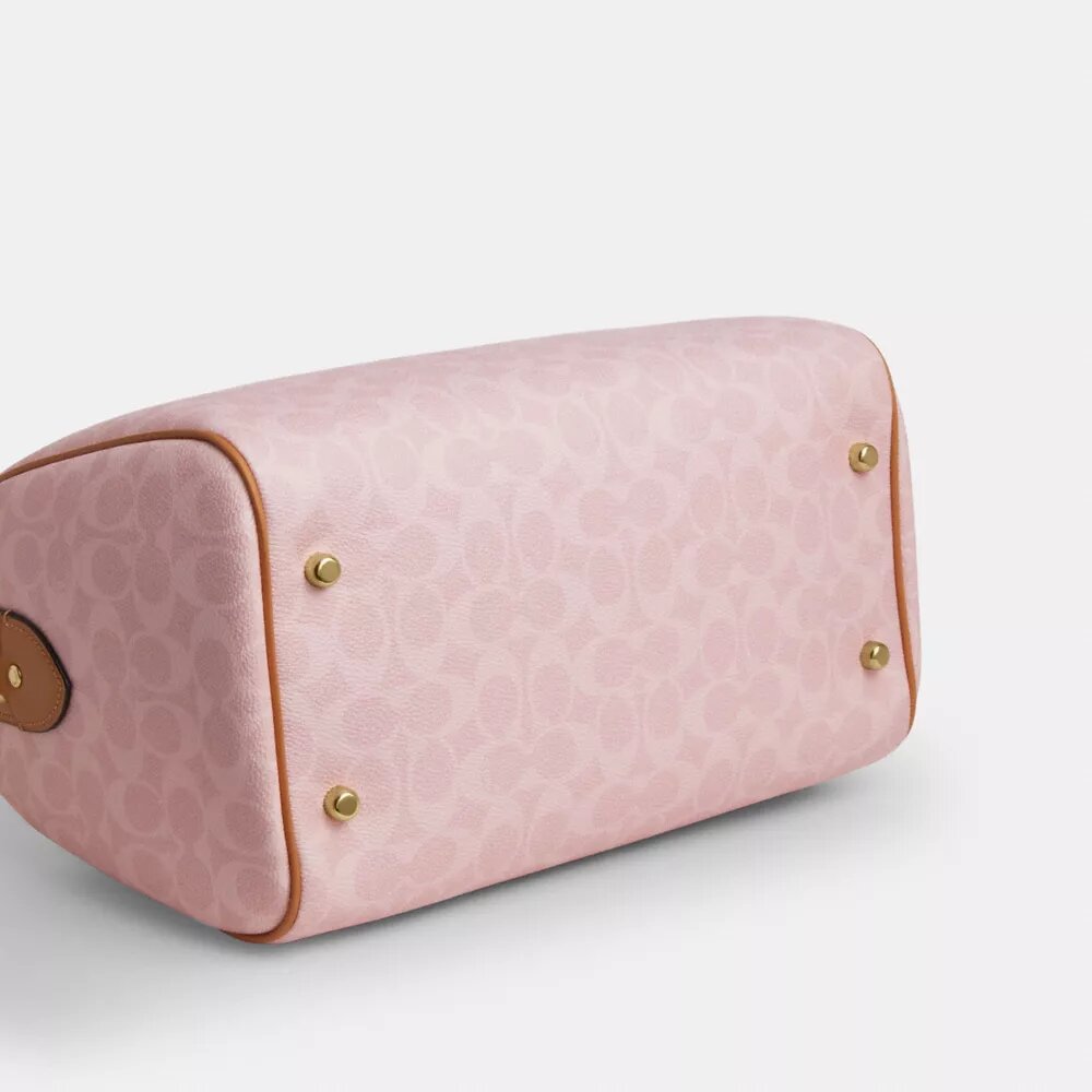 Rowan grote satcheltas van Signature Canvas met Bedels
