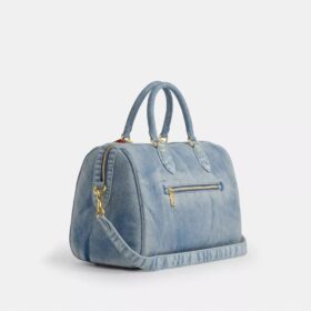 Rowan grote schoudertas van ‘Loved Denim’ met bedels