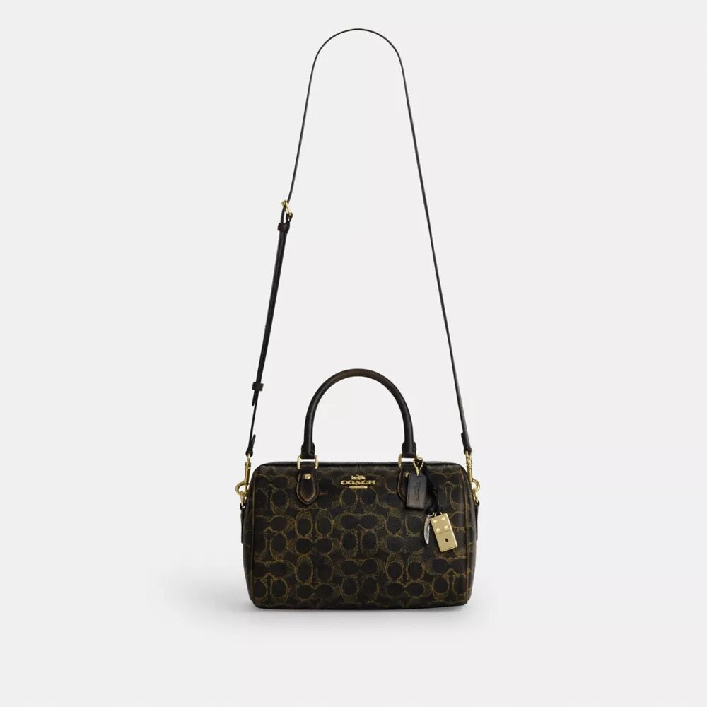 Rowan-satcheltas van Loved Signature Canvas met bedels