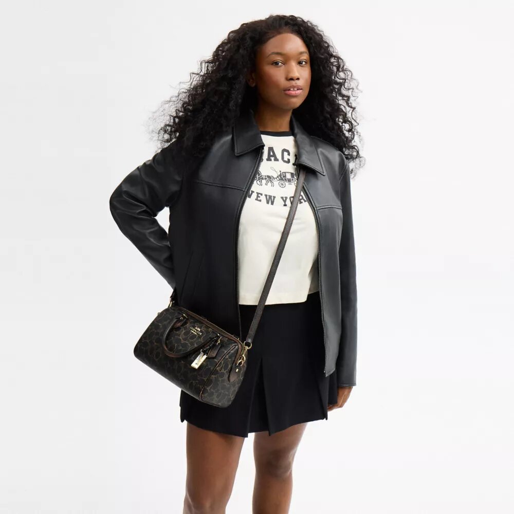 Rowan-satcheltas van Loved Signature Canvas met bedels