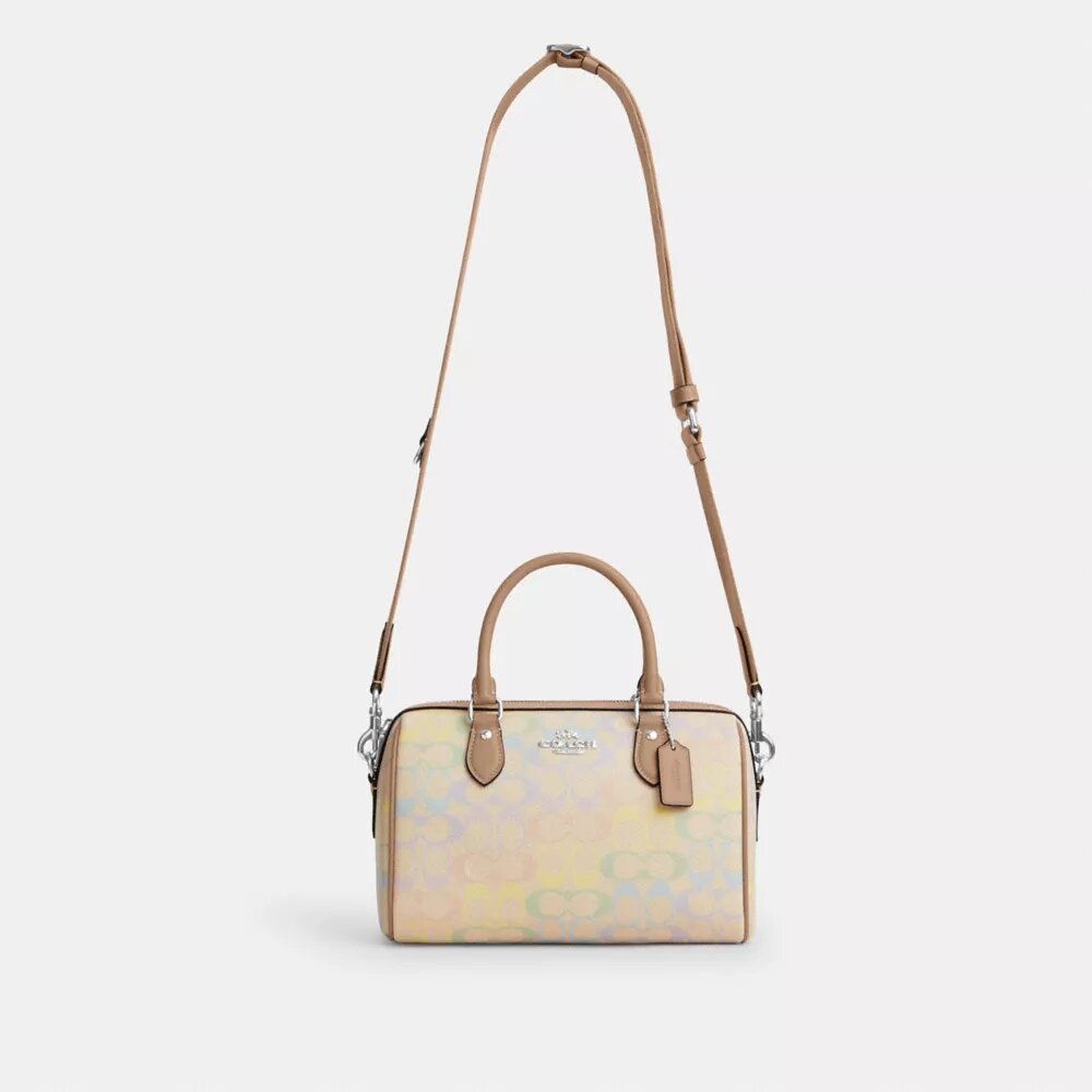 Rowan-satcheltas van Rainbow Signature Canvas