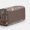 Rowan-satcheltassen in kenmerkend jacquard met bloemenborduursel