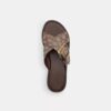 Sandalen met gespen in kenmerkend jacquard