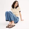 Sandalen met gespen in kenmerkend jacquard