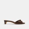 Sandalen met hak en strik
