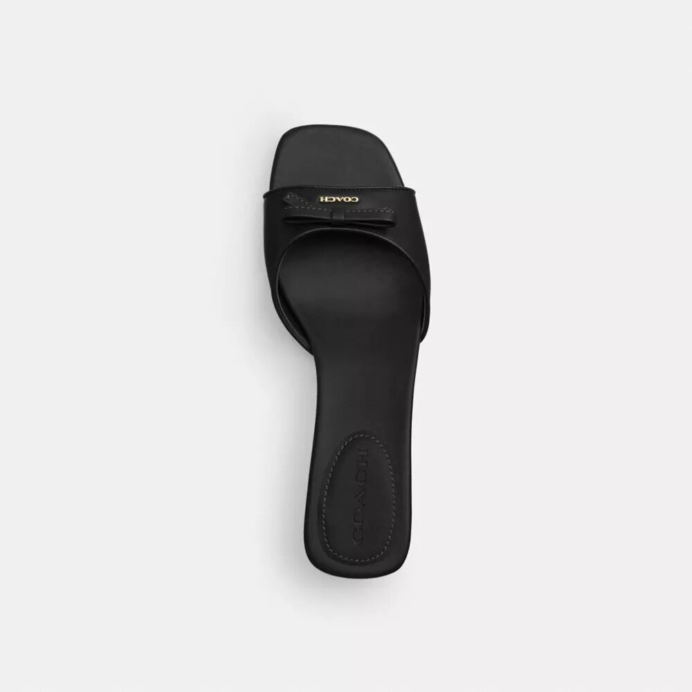 Sandalen met hak en strik