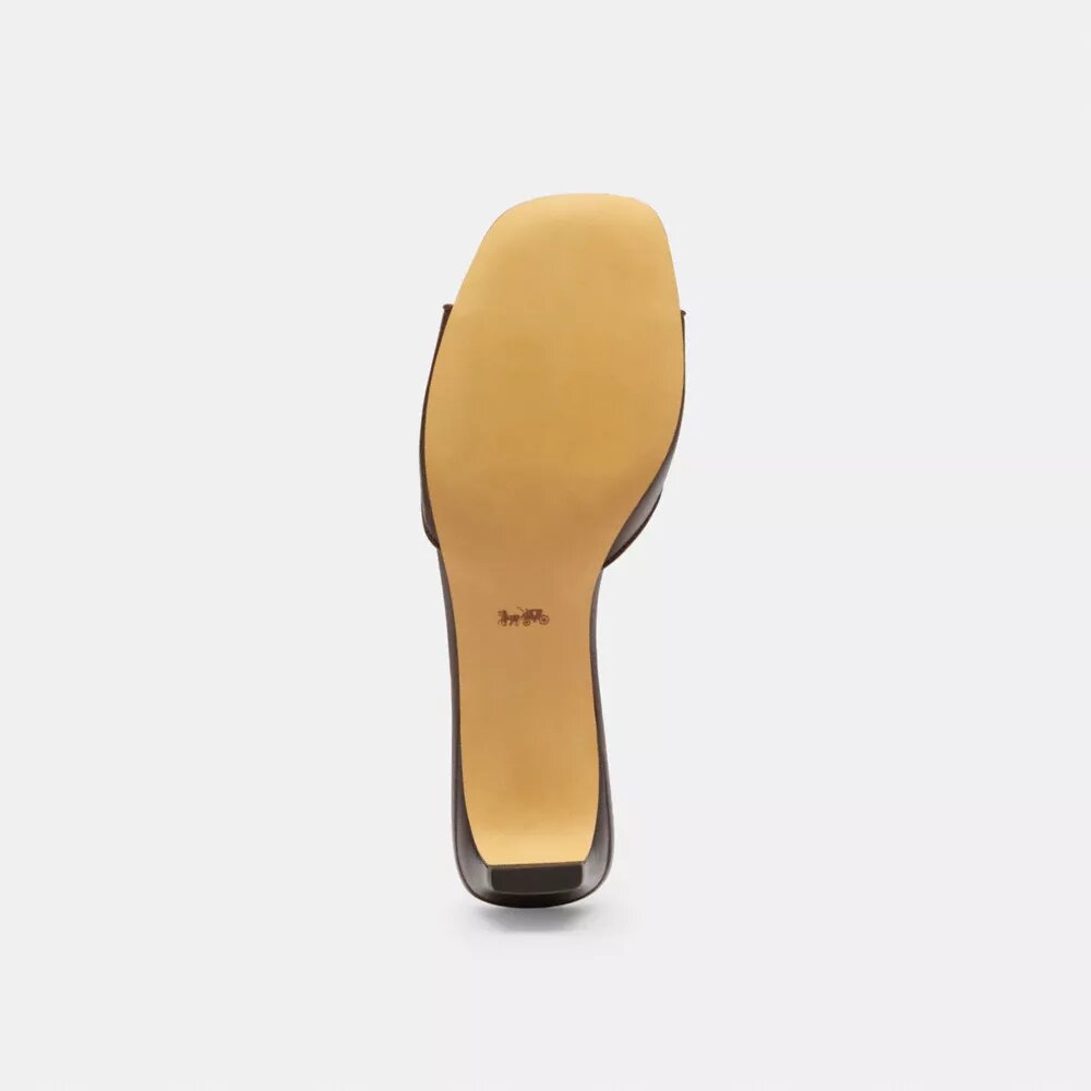Sandalen met hak en strik