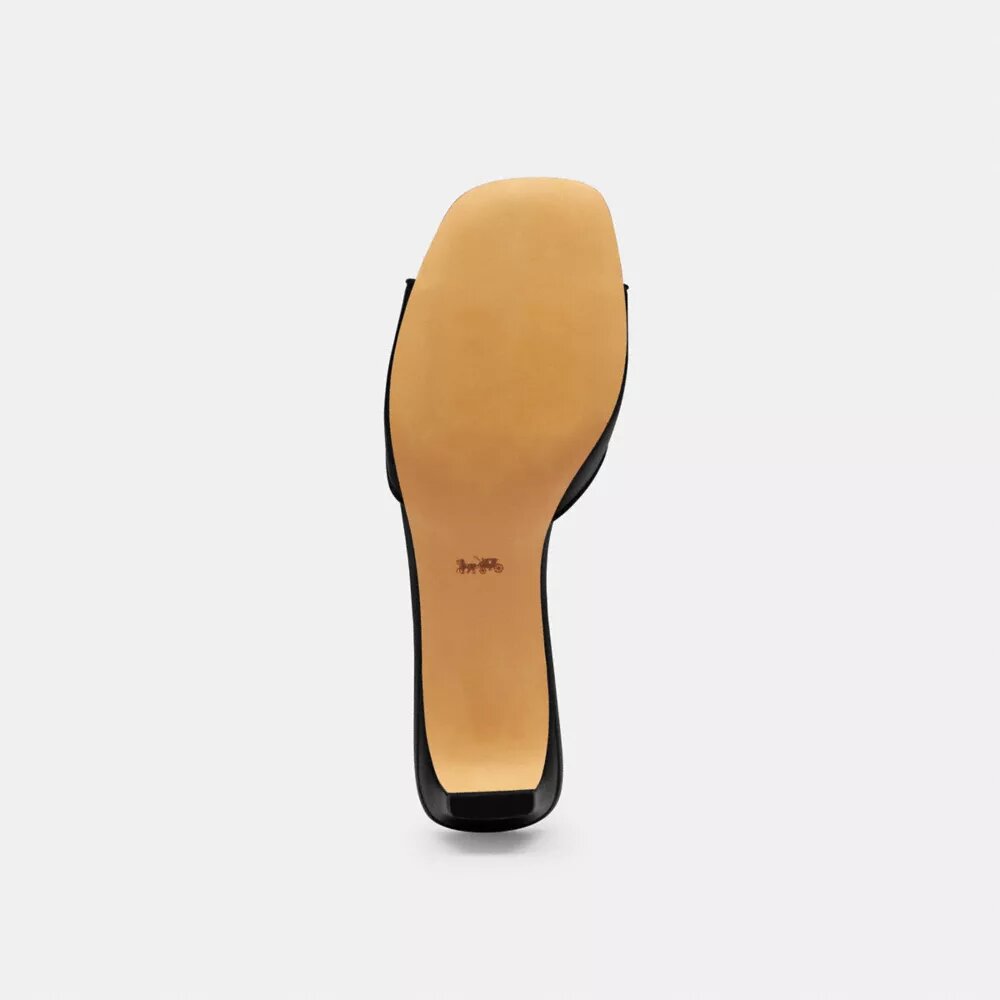 Sandalen met hak en strik