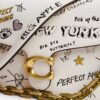 Schoudertas met ketting en ‘Tabby’-print