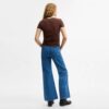 Sculpted C-denim broek van biologisch katoen