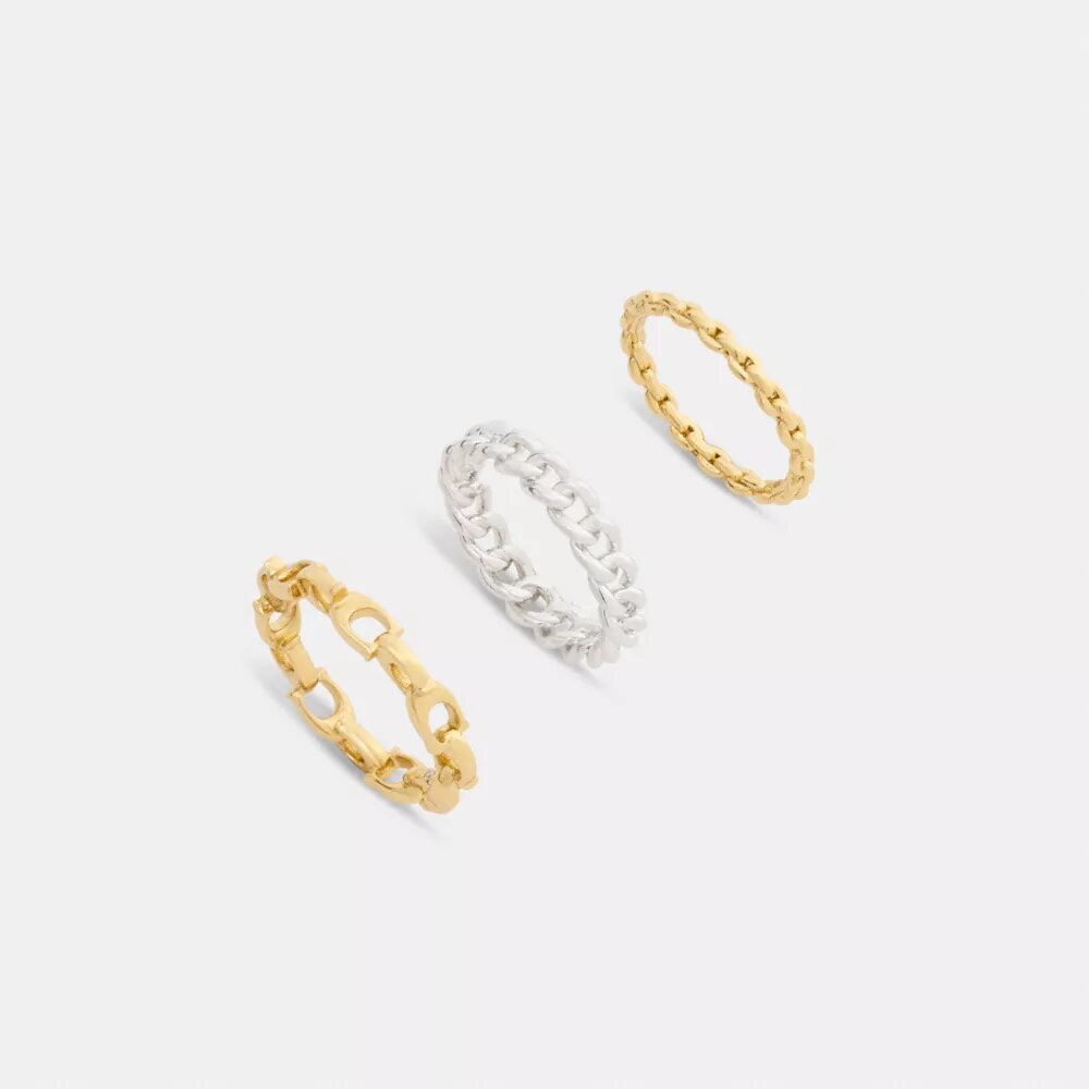Set met gekoppelde C-ringen