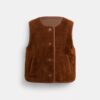 Shearling-gilet