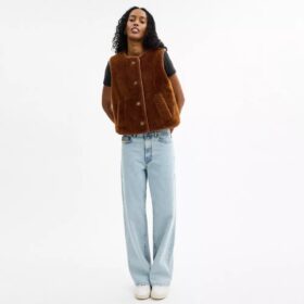 Shearling-gilet