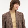 Signature C geruite Blazer met enkele rij knopen