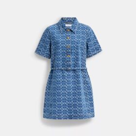 Signature-denimjurk van biologisch katoen