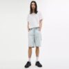 Signature denimkorte broek