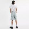 Signature denimkorte broek