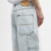 Signature denimkorte broek