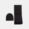 Signature Metallic-muts en sjaal cadeauset