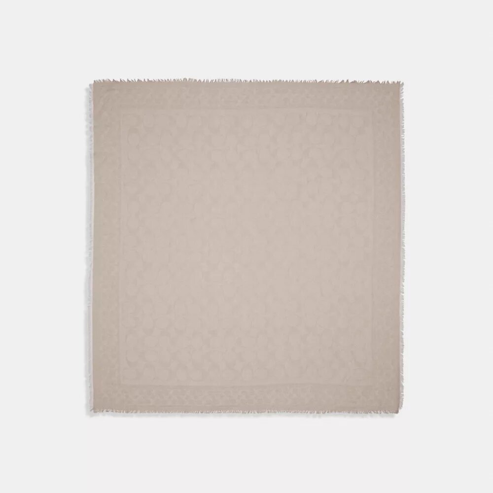Signature oversized vierkante sjaal