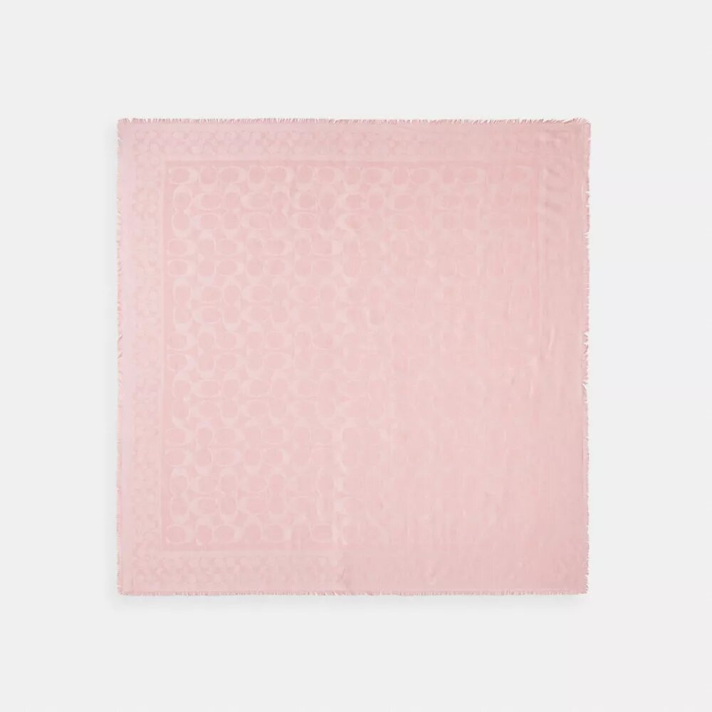 Signature oversized vierkante sjaal
