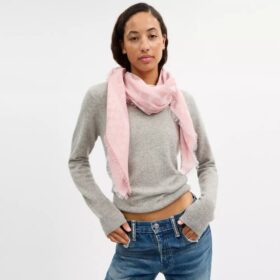 Signature oversized vierkante sjaal