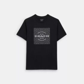 Signature Square T-shirt van biologisch katoen