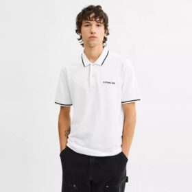 Signature Trim-Poloshirt van biologisch katoen