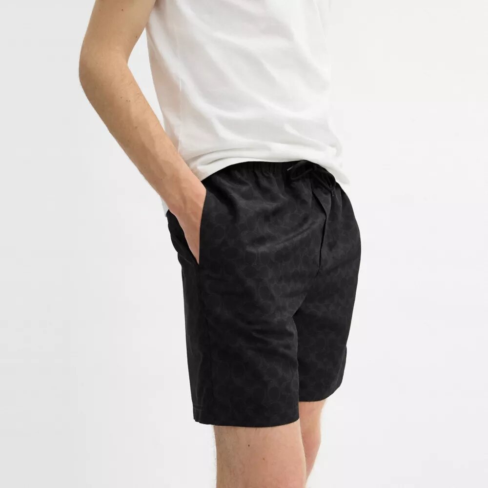Signature zwembroek van gerecycled Polyester