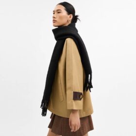 Sjaal met rubberen patch