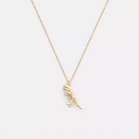 Skeletachtige Rexy-hangerketting