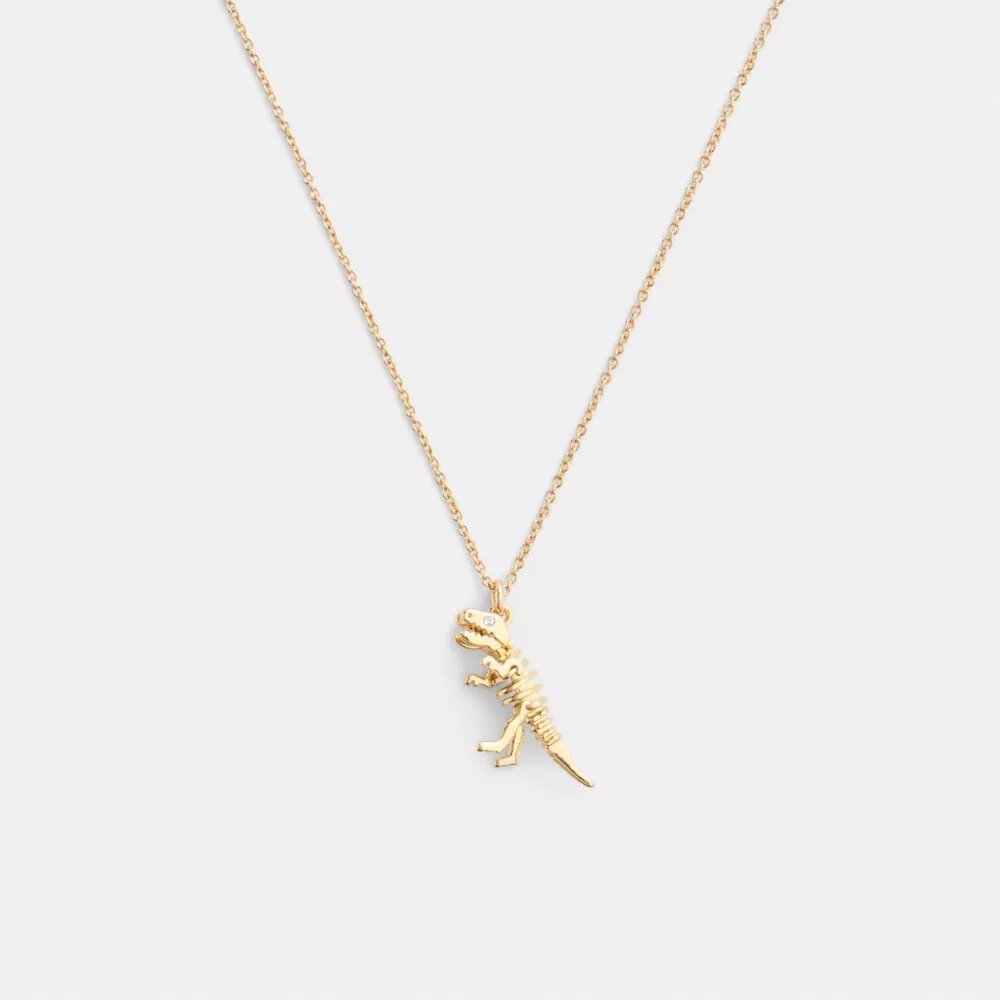 Skeletachtige Rexy-hangerketting