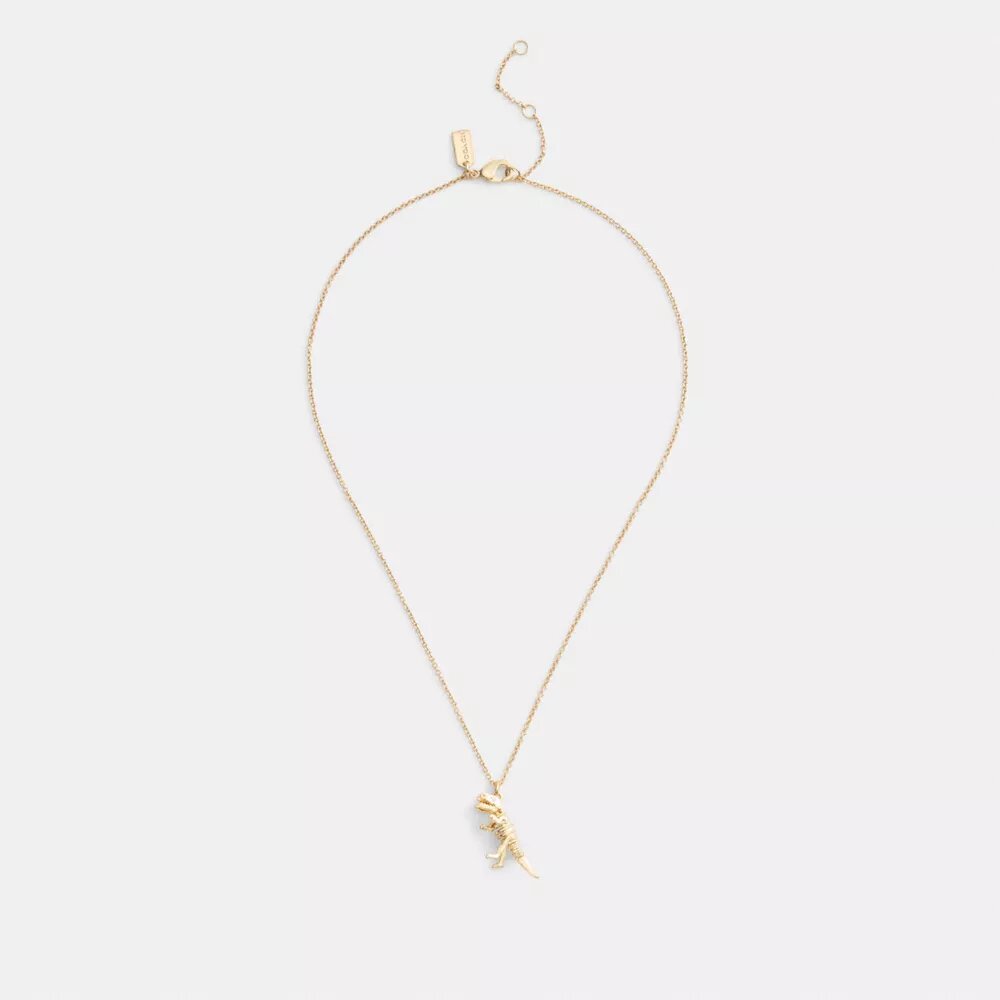 Skeletachtige Rexy-hangerketting