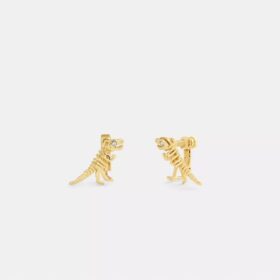 Skeletachtige Rexy-oorbellen met clip