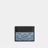 Slank ID-kaartetui van 'Loved' Signature-denim