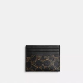Slank identiteitskaartetui van het geliefde Signature Canvas