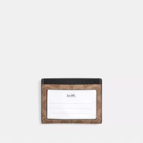 Slank identiteitskaartetui van Signature Canvas