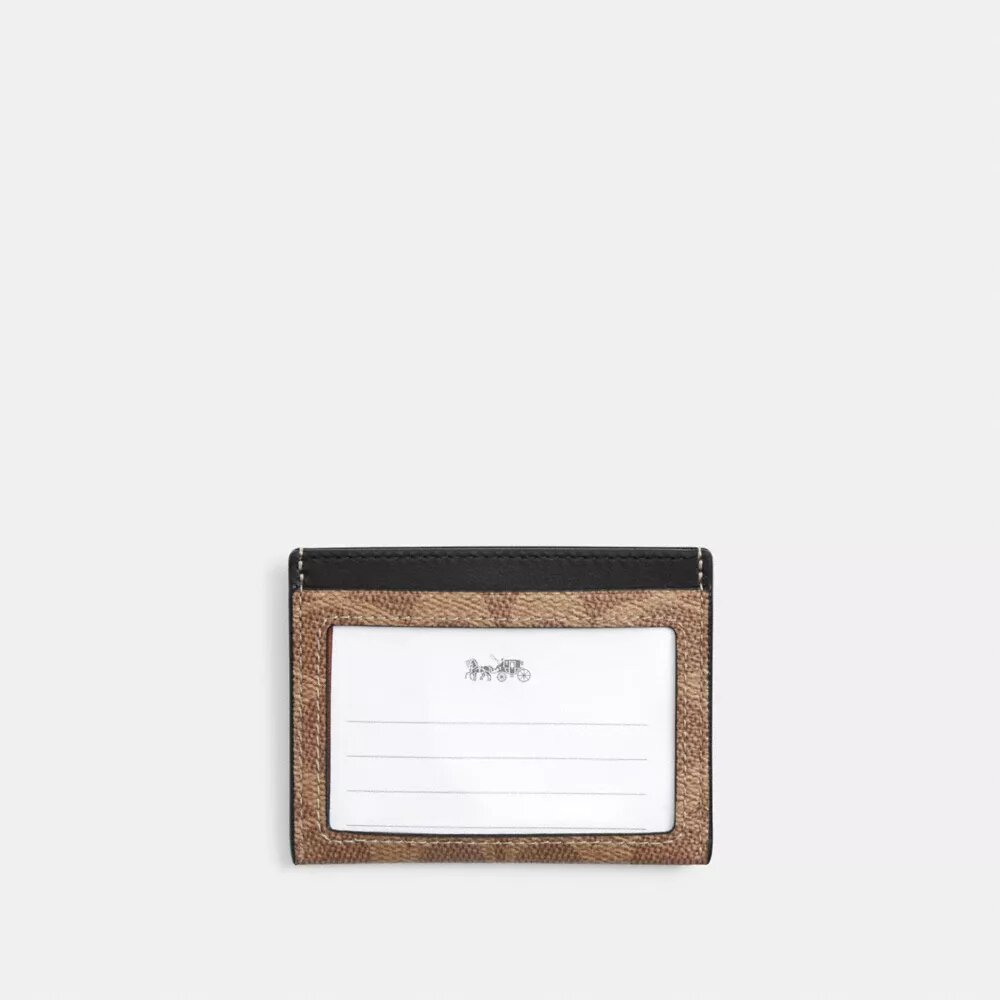 Slank identiteitskaartetui van Signature Canvas