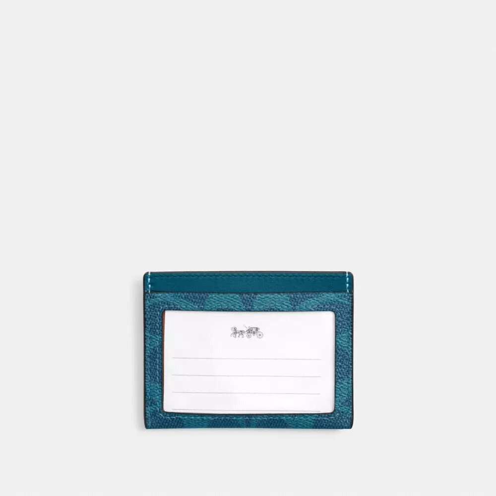 Slank identiteitskaartetui van Signature Canvas