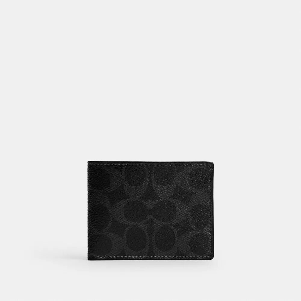 Slanke portemonnee van Signature Canvas