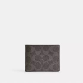Slanke portemonnee van Signature Canvas