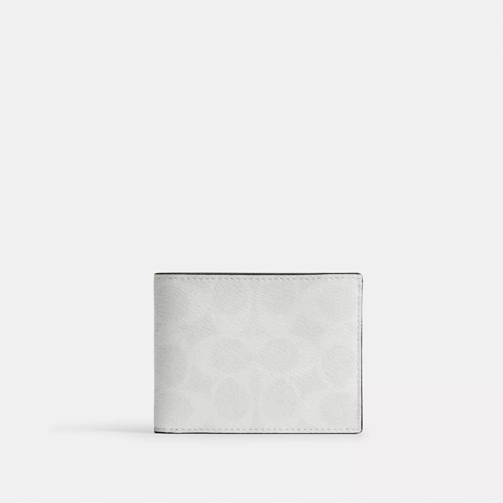 Slanke portemonnee van Signature Canvas