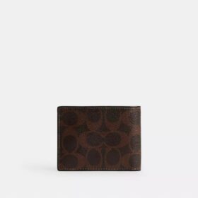 Slanke portemonnee van Signature Canvas