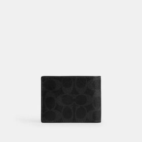 Slanke portemonnee van Signature Canvas