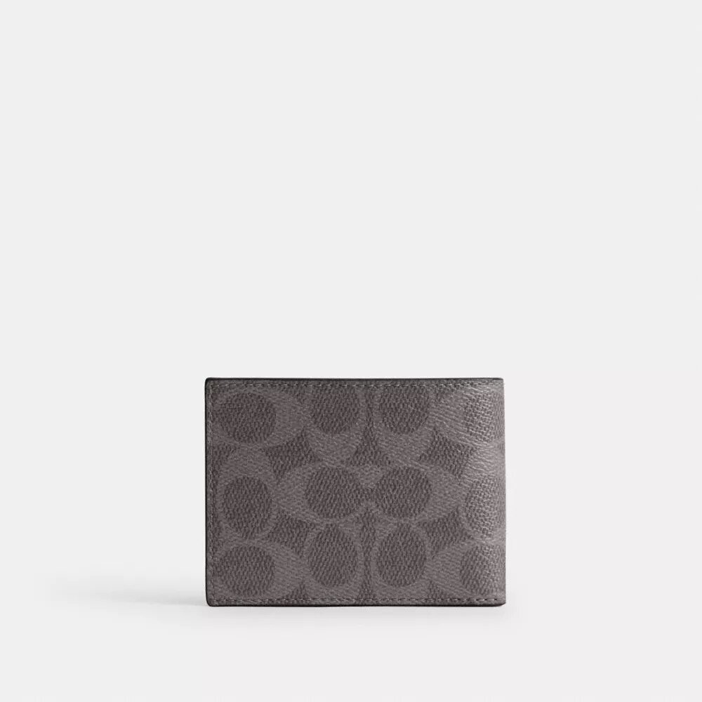 Slanke portemonnee van Signature Canvas