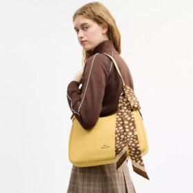 Smalle zijden sjaal met ‘Wild Spots’-print