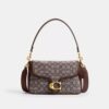 Soft Tabby-schoudertas in kenmerkend jacquard