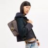 Soft Tabby-schoudertas in kenmerkend jacquard