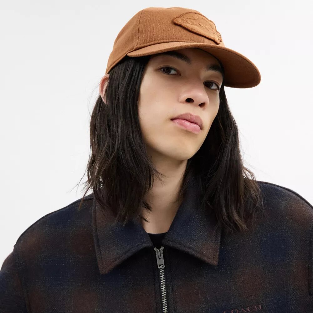 Soho-baseballpet met platte klep