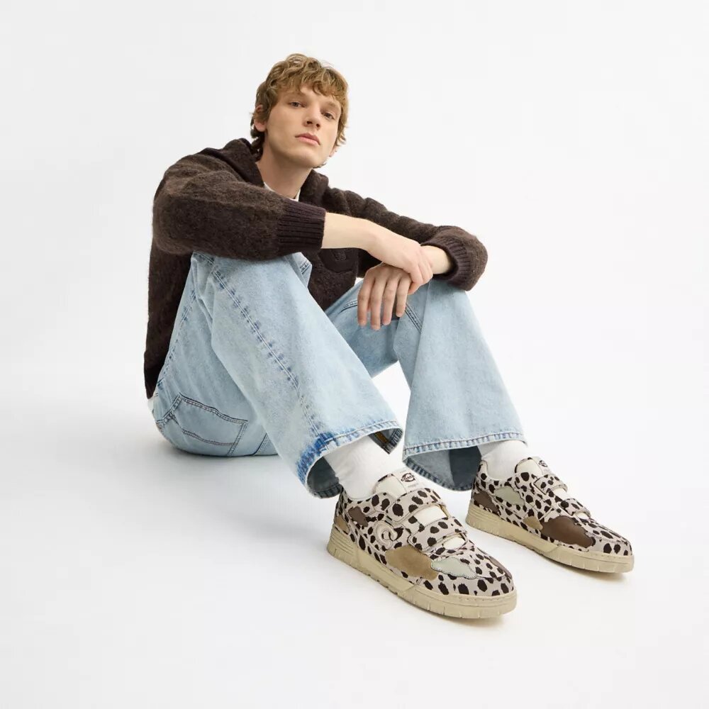 Soho-sneakers met dubbele bandjes en wolken